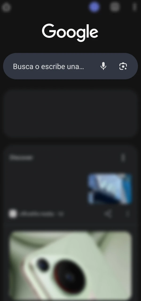 Abre el navegador de tu dispositivo Android para acceder a LocoWin.