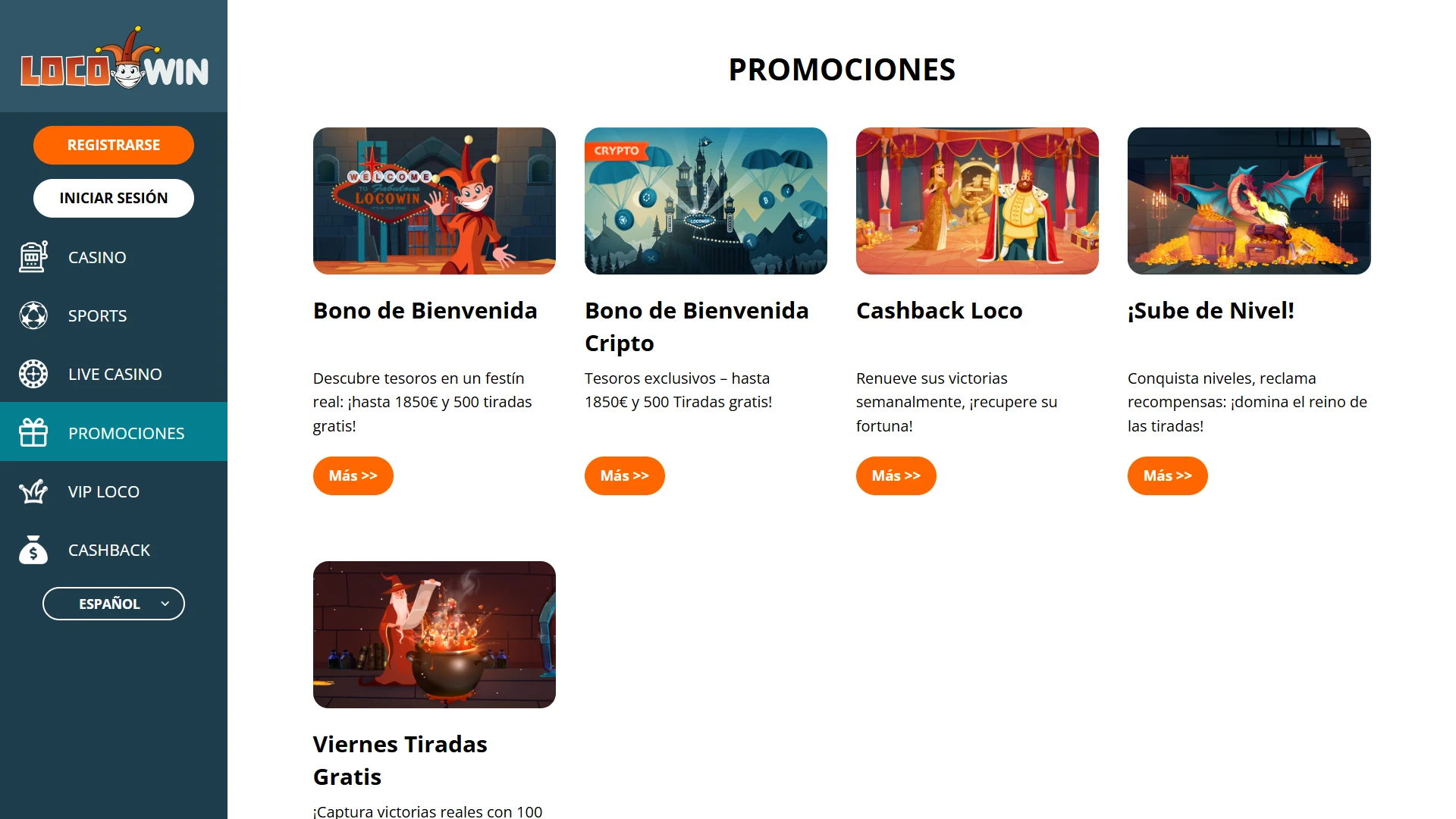 Echa un vistazo a la amplia gama de promociones que ofrece LocoWin.