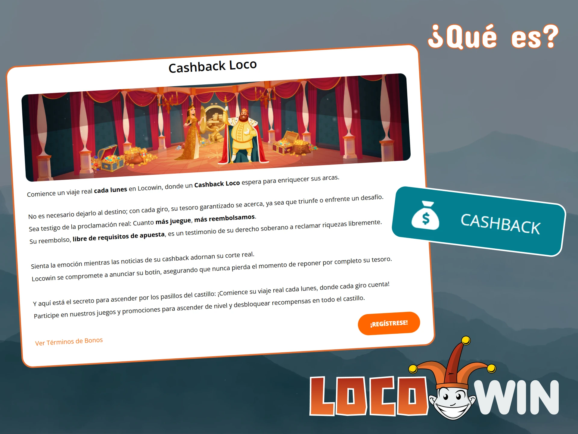 Consulte la información sobre el reembolso en LocoWin.