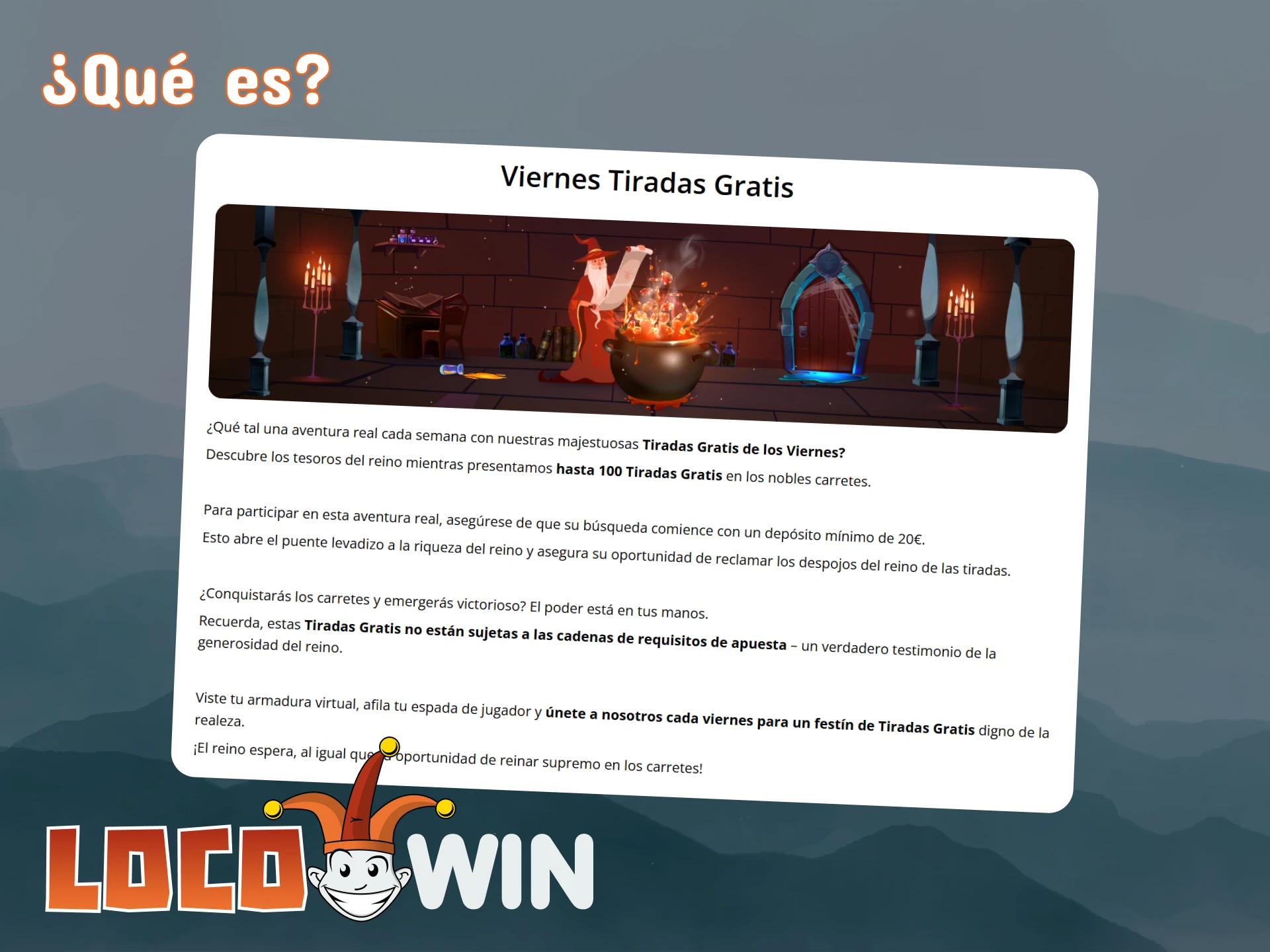Descubre los giros gratis que ofrece LocoWin.