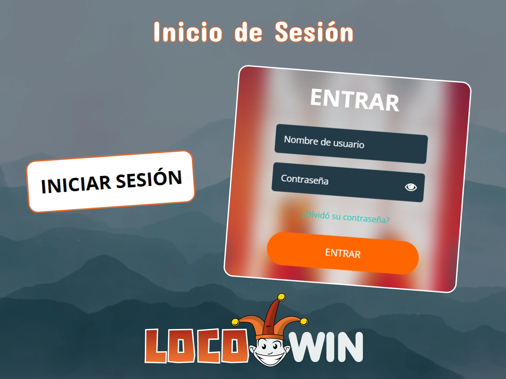 Inicie sesión en su cuenta de LocoWin para acceder a todas las funciones de la plataforma.