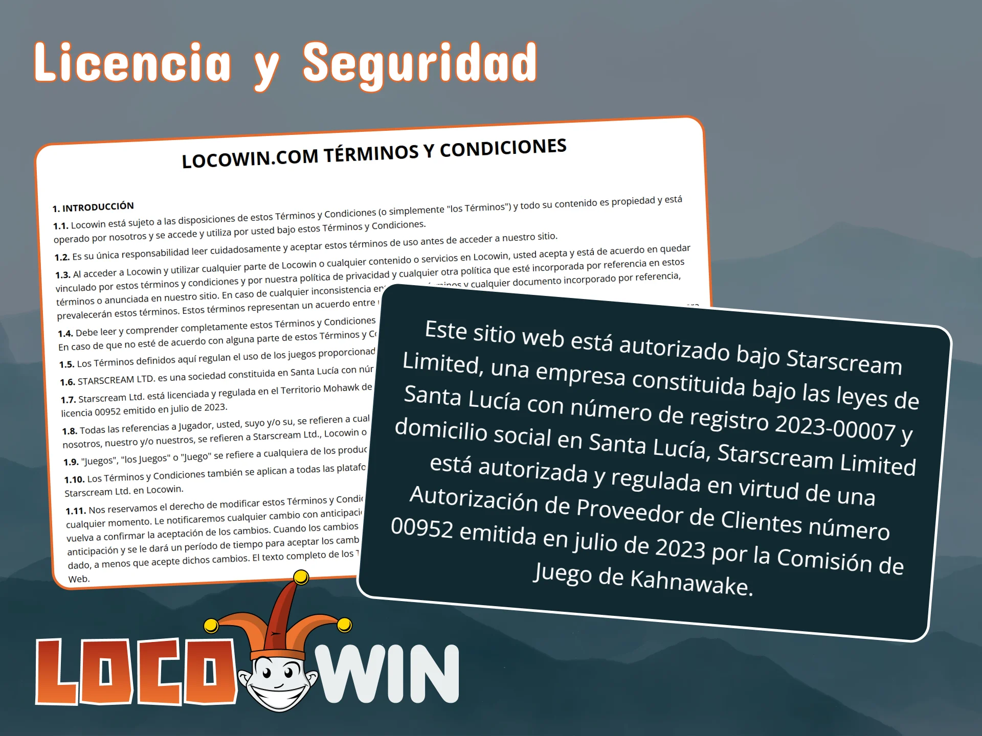 LocoWin es una plataforma con licencia y segura para los jugadores.