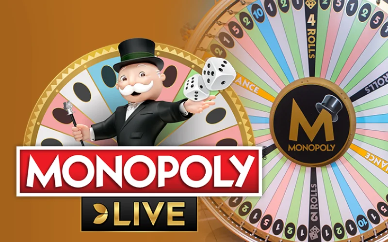 El famoso Monopoly Live en el casino en vivo del sitio web LocoWin.