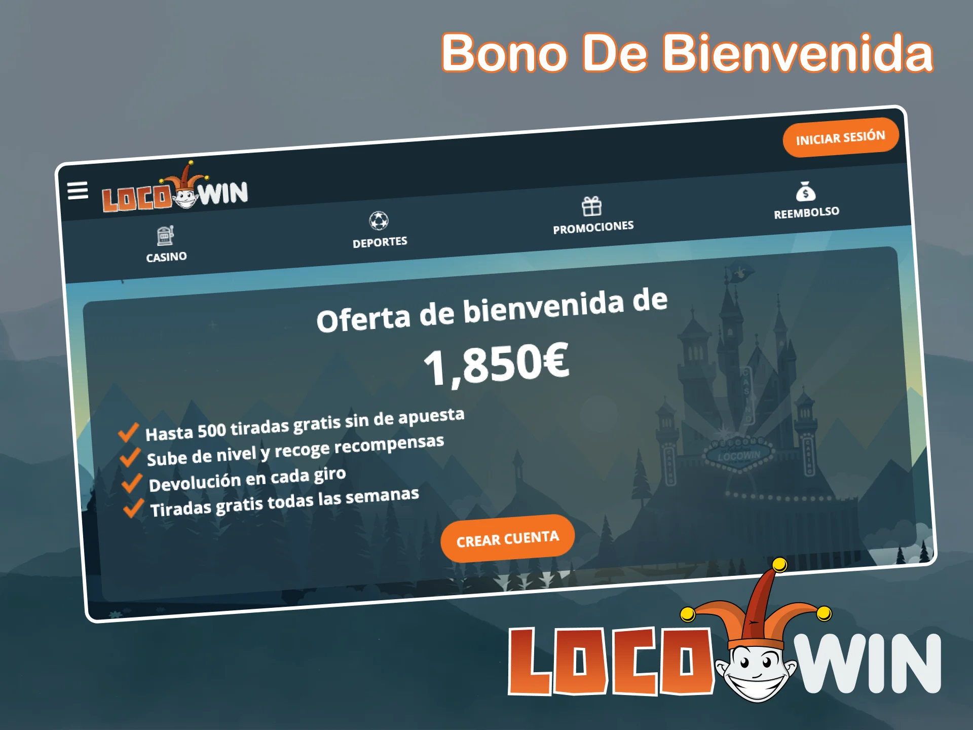 Consigue el bono de bienvenida de LocoWin, que está disponible para todas las categorías de juegos, incluida la ruleta.