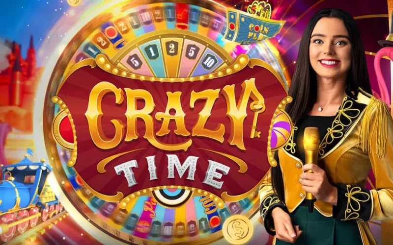 Prueba el colorido espectáculo Crazy Time con increíbles premios, disponible en el casino LocoWin.